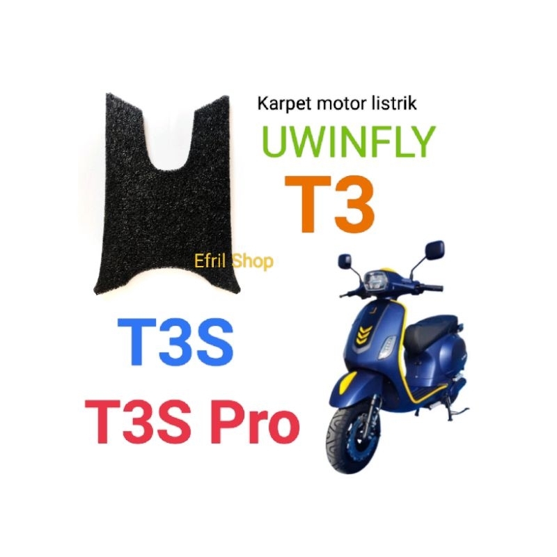 Karpet motor listrik Vespa UwinFly T3 T3S T3S PRO