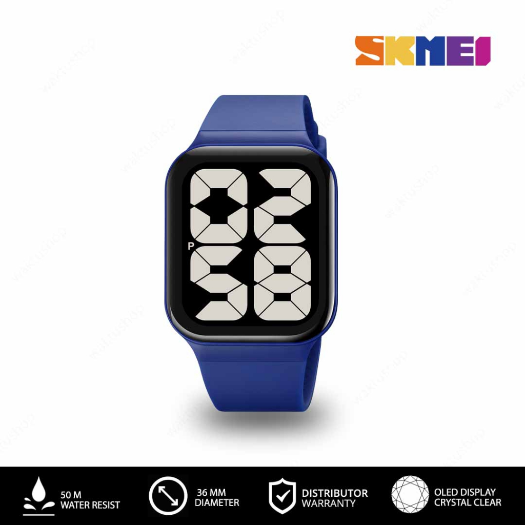 SKMEI 1995 Original Jam Tangan Digital Pria Rubber Tahan Air