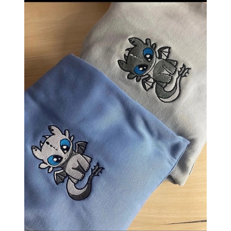 HOODIE JUMPER EMBROIDERY TOOTHLES COUPLE