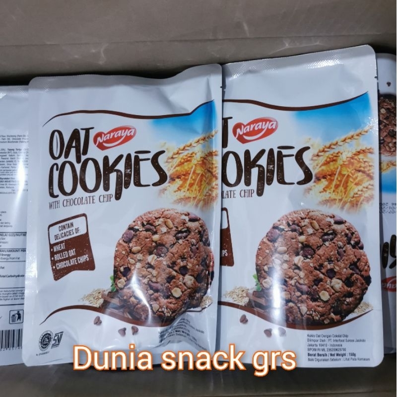 

OAT COOKIES CHOCOLATE CHIP 150GR IMPORT MALAYSIA