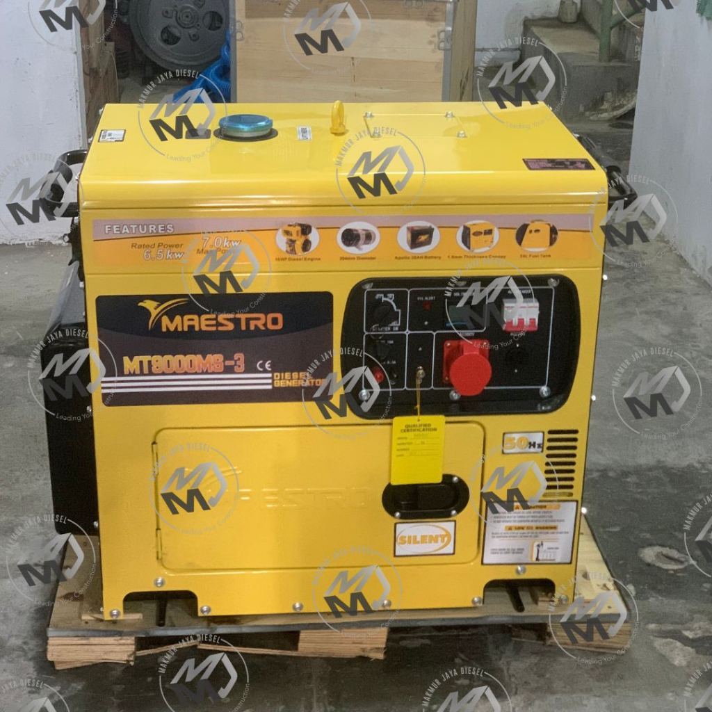 Genset Silent Maestro MT9000MS - 7000Watt