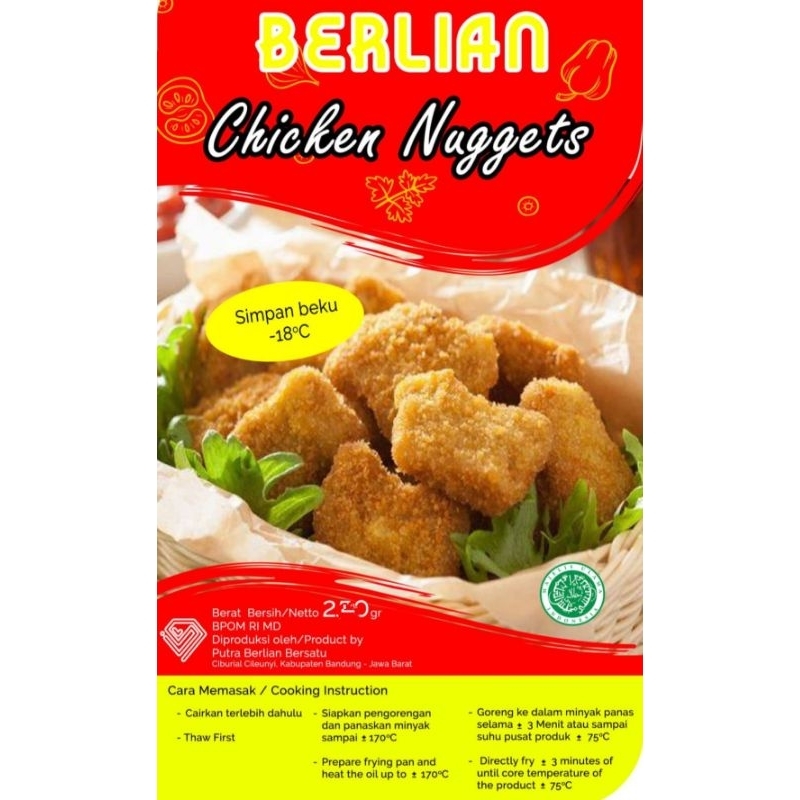 

BERLIAN NUGGET AYAM ENAK DAN LEBIH TEBAL DAGINGNYA / NUGET/ NAGET