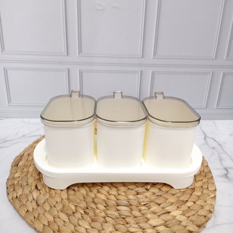 BONBOX- TEMPAT BUMBU BKE3203/ TEMPAT BUMBU SERBAGUNA 3 BOX