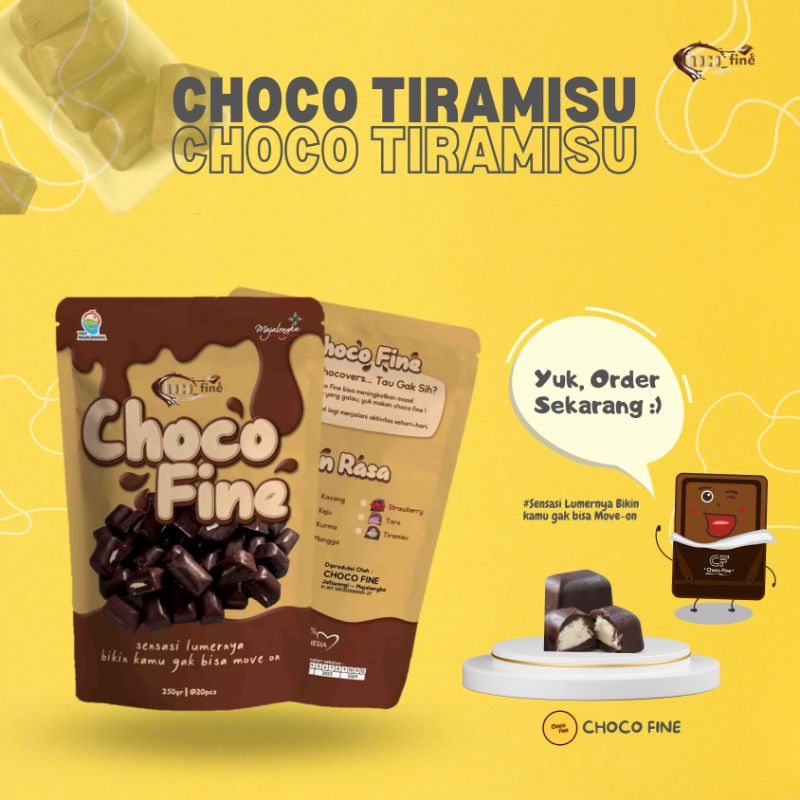 

CHOCO TIRAMISU 250 gram (20 cokelat)