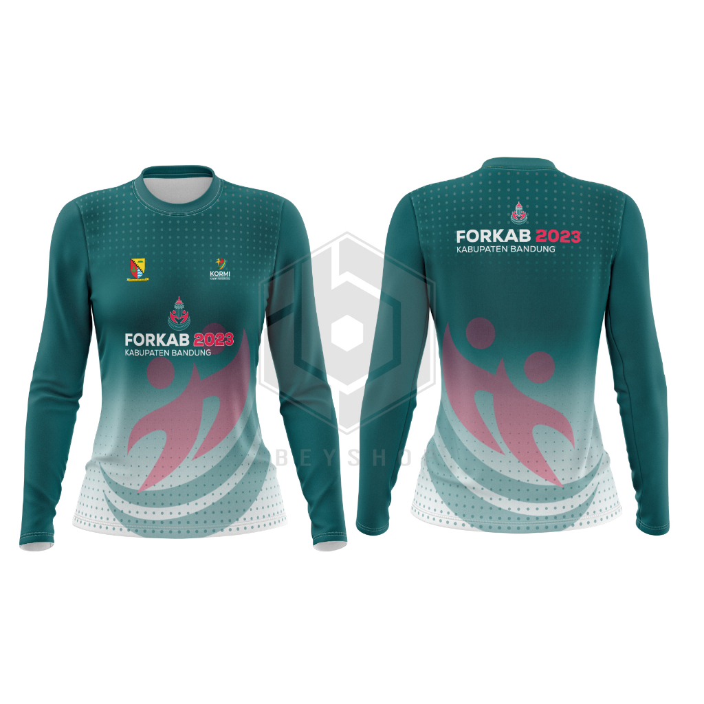Kaos Baju Wanita FORKAB BANDUNG 2023  Full Print Custom 02