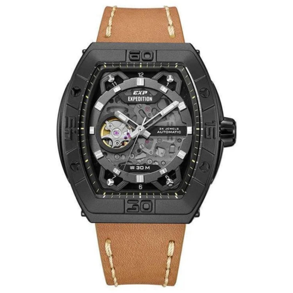 Jam Tangan Sport Pria Expedition E6800 E 6800 Automatic Original Garansi Resmi 1 Tahun kulit quartz 