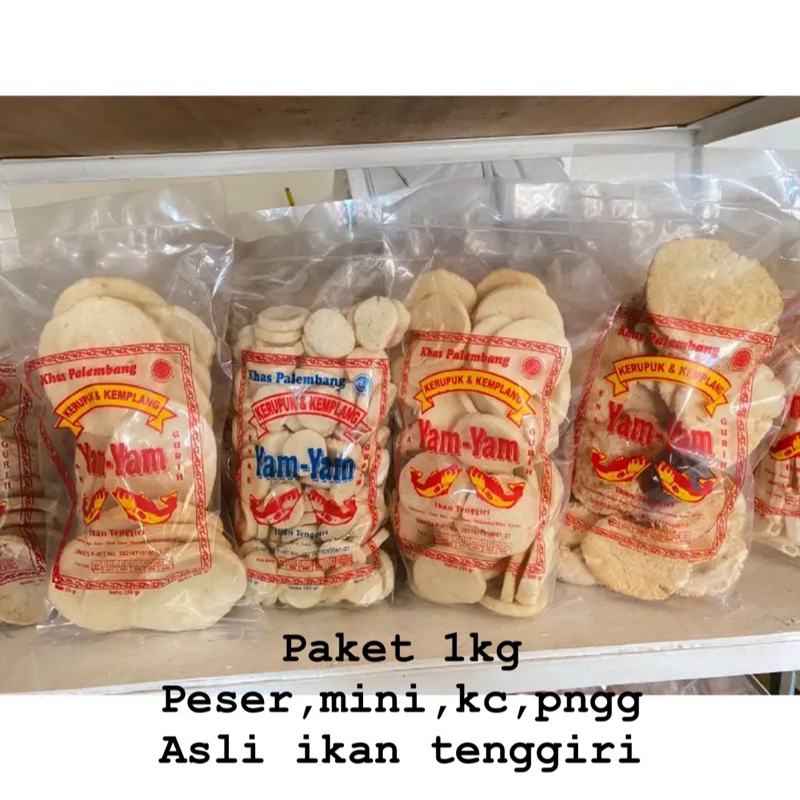 

paket 4bungkus kemplang mix super(peser,mini,kancing,bakar)