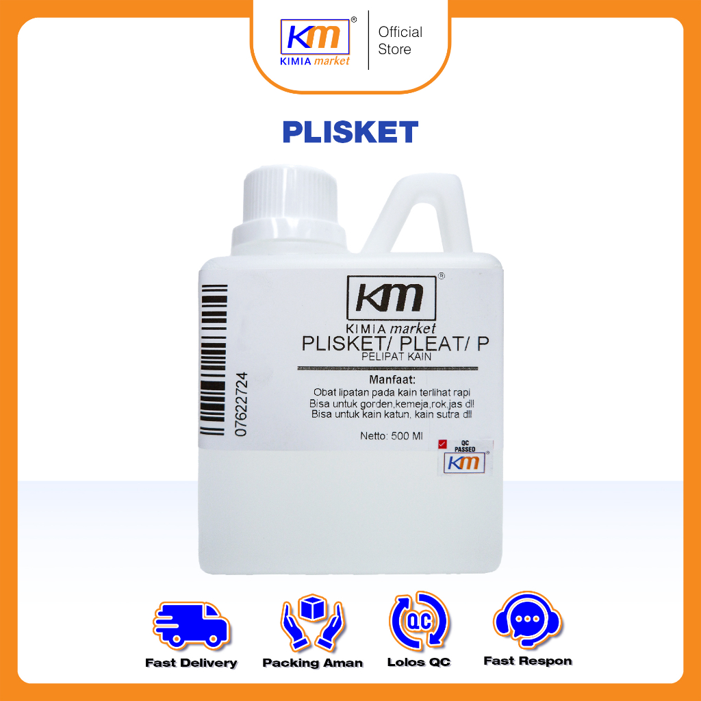 Plisket / Pleat Obat Lipatan Kain / Cairan Plisket Pelipat Kain 500ml
