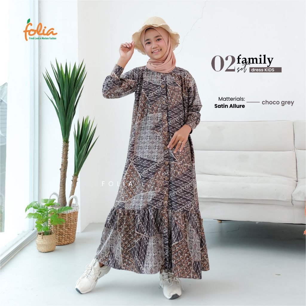 GAMIS ANAKTERBARUFOLIAGAMIS ANAK 02ORIGINALSATIN ALLURE