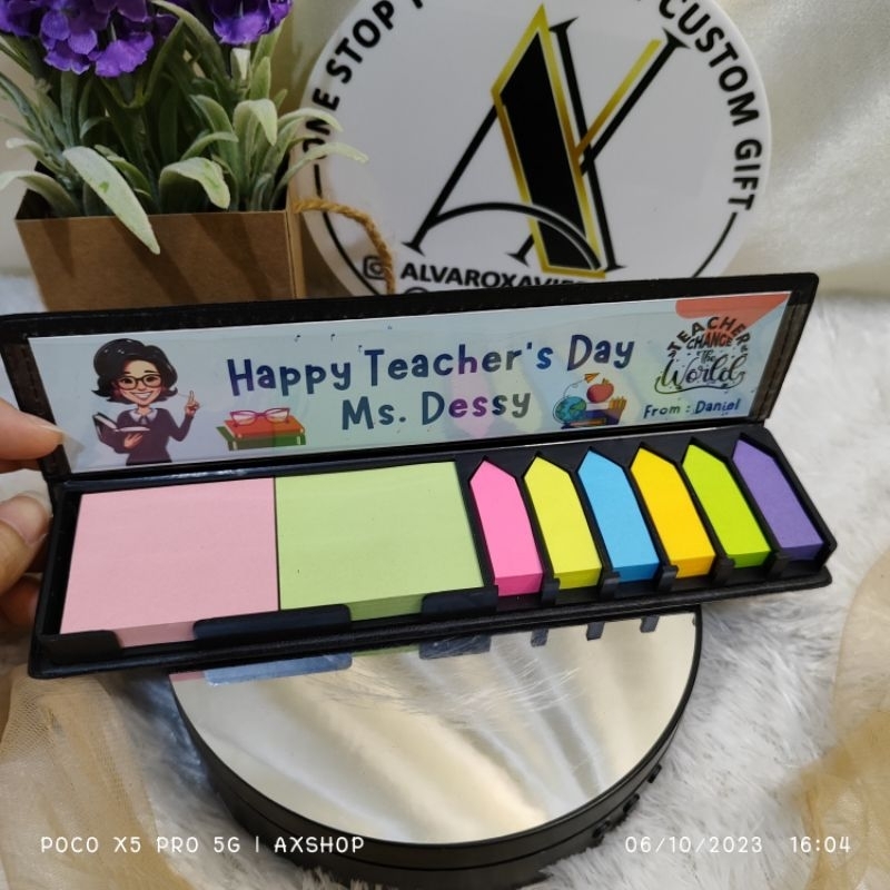 

notes book ,memo dan sticky notes kado hari guru ready stock