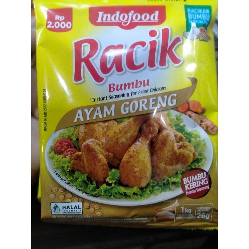 

bumbu racik AYAM GORENG 20g