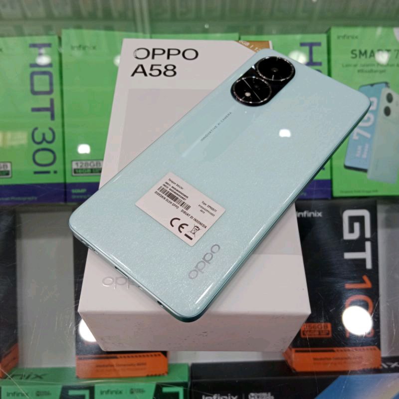 OPPO A58 RAM 6+6GB/128 GARANSI RESMI