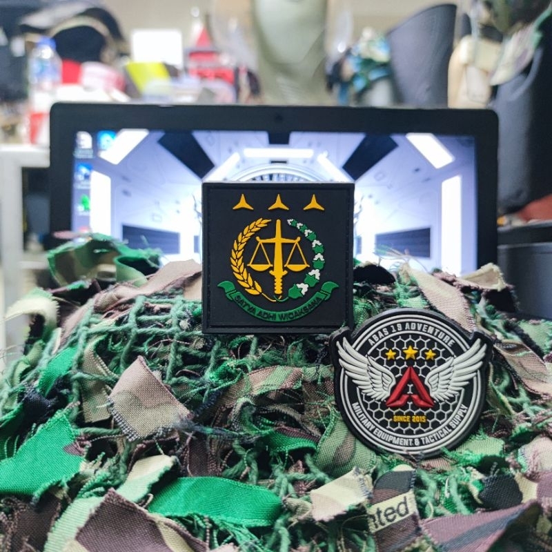 Patch Rubber Pvc LOGO KEJAKSAAN New