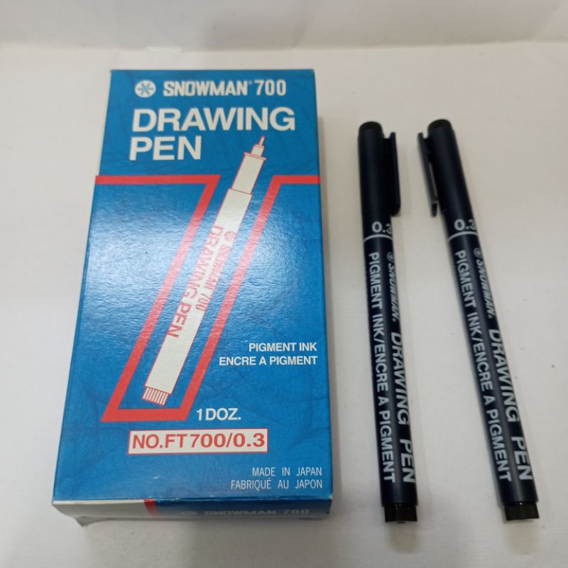 

SNOWMAN 700 DRAWING PEN 0,3 (hitam) / pcs