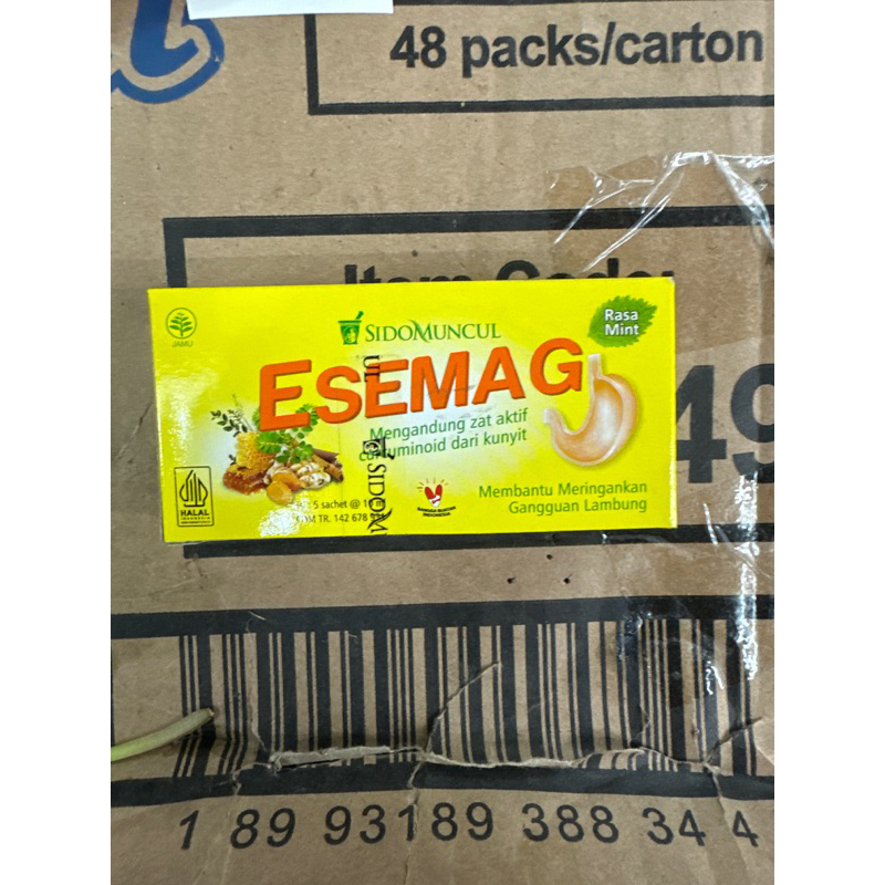 

Esemag Sidomuncul 1box isi 5 saset