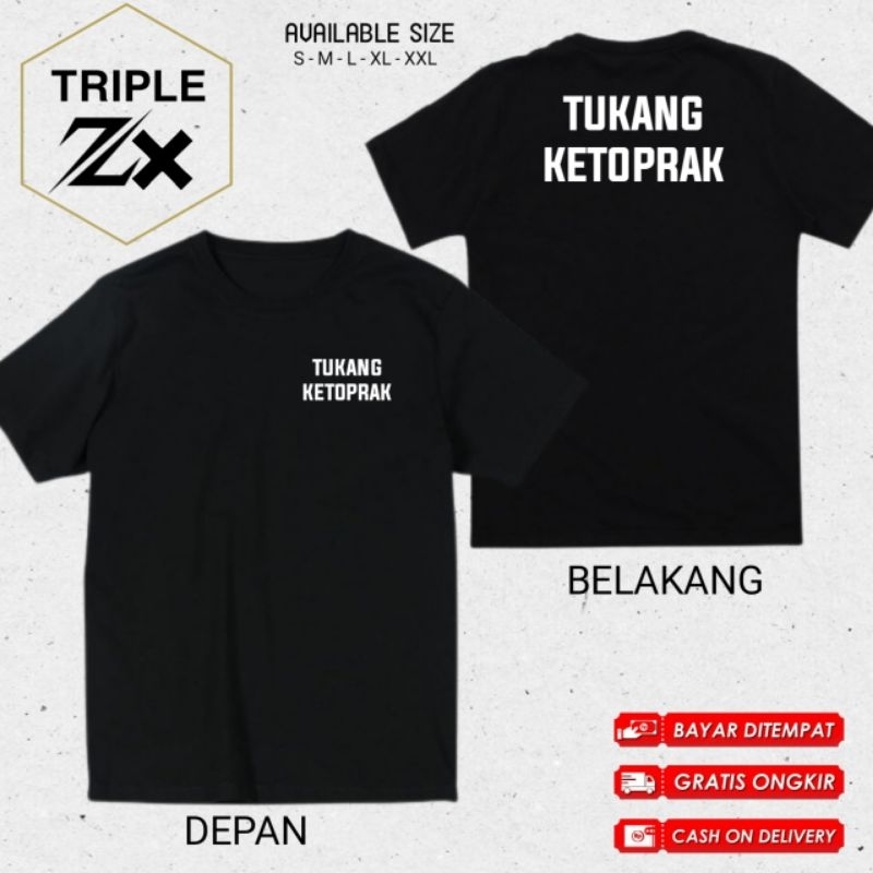 KAOS TUKANG KETOPRAK SIMPEL NEW