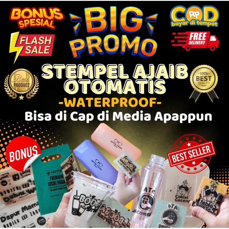 

STEMPEL AJAIB WATERPROOF FREE TINTA