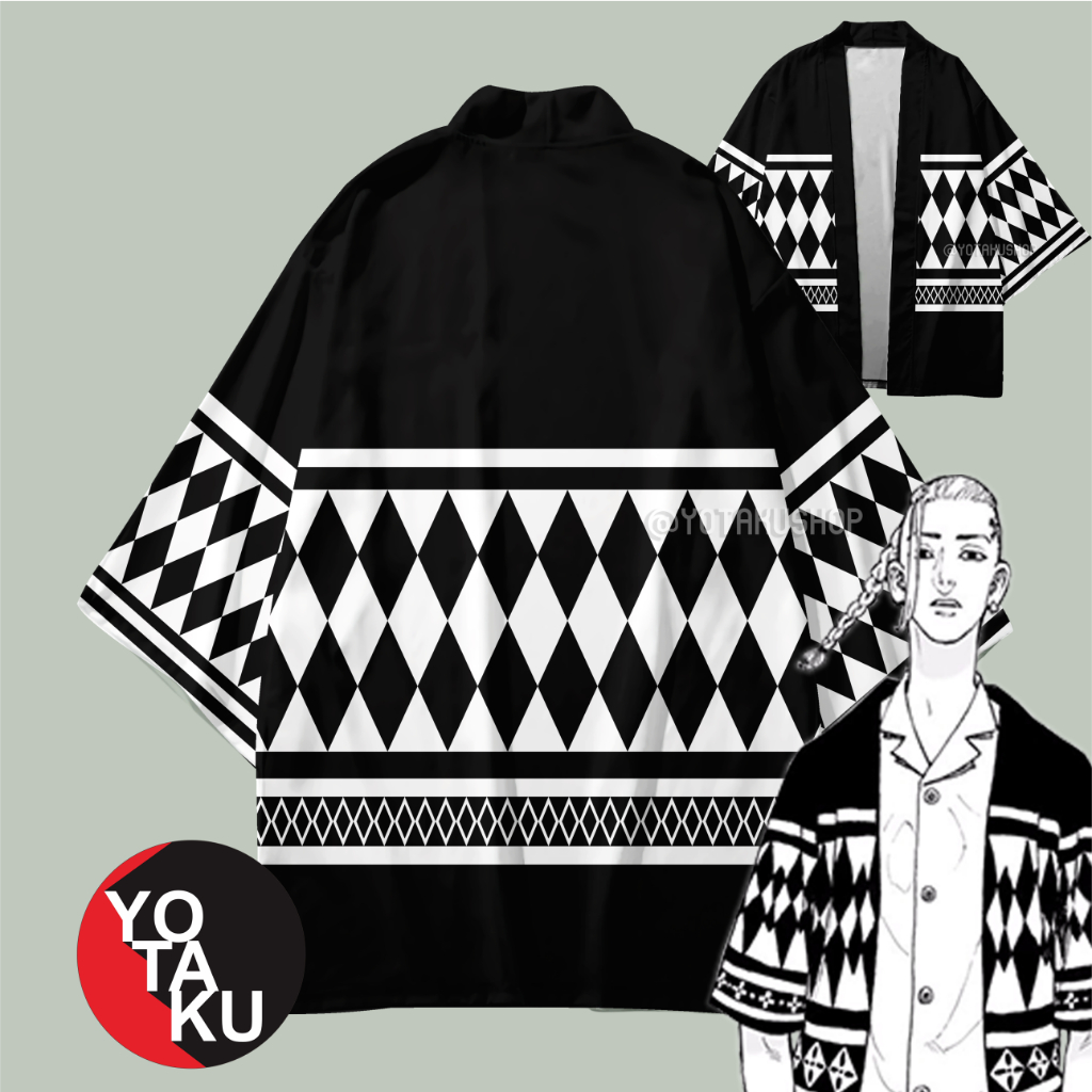 Haori Cardigan Anime Tokyo Revenger Draken Kostum Cosplay Jepang YOTACOS