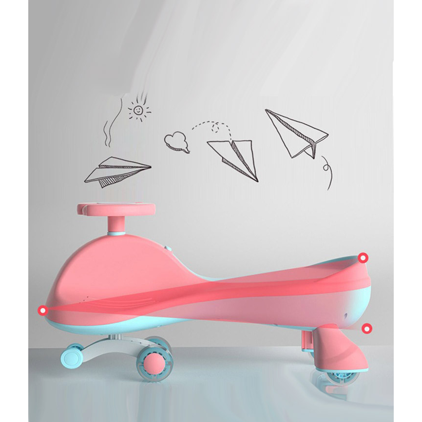 

Mainan Mobil Dorong Anak dengan Musik LED / Ride On Twist Car Skuter Duduk Mobil Mobilan Anak Dorong