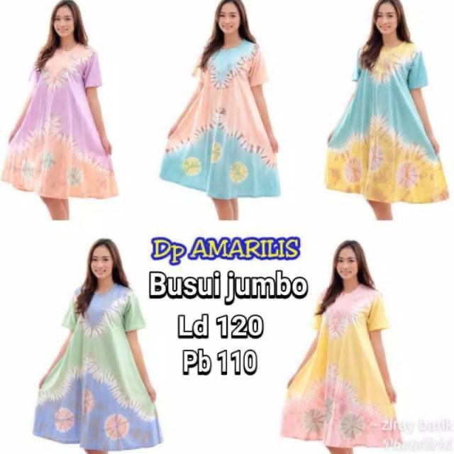 TERBARU..  DASTER PAYUNG Amarilis || DASTER RAINBOW TIE DYE || DASTER KAOS BUSUI JUMBO || ARSYANA