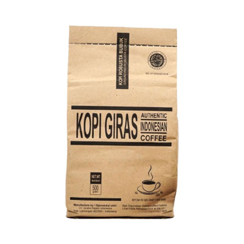 

Kopi Giras Bubuk Kemasan 500gr - Original Lamongan