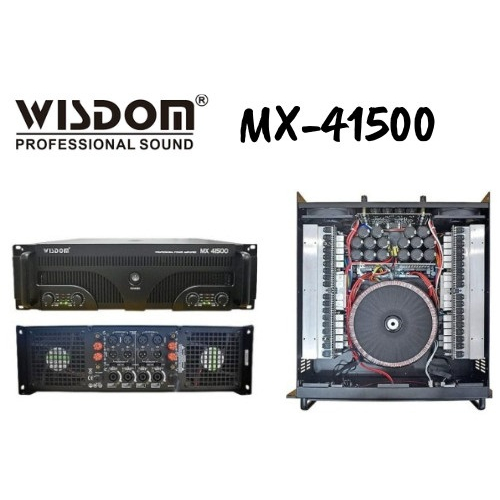 Wisdom MX 41500 Power Amplifier - MX41500 MX-41500