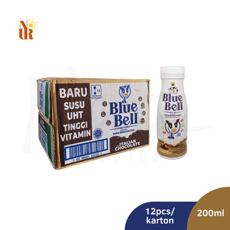 

Blue Bell Susu UHT Italian Chocolate 200ml x 12pcs [Karton]
