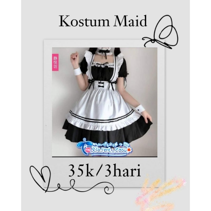 Rental kostum maid