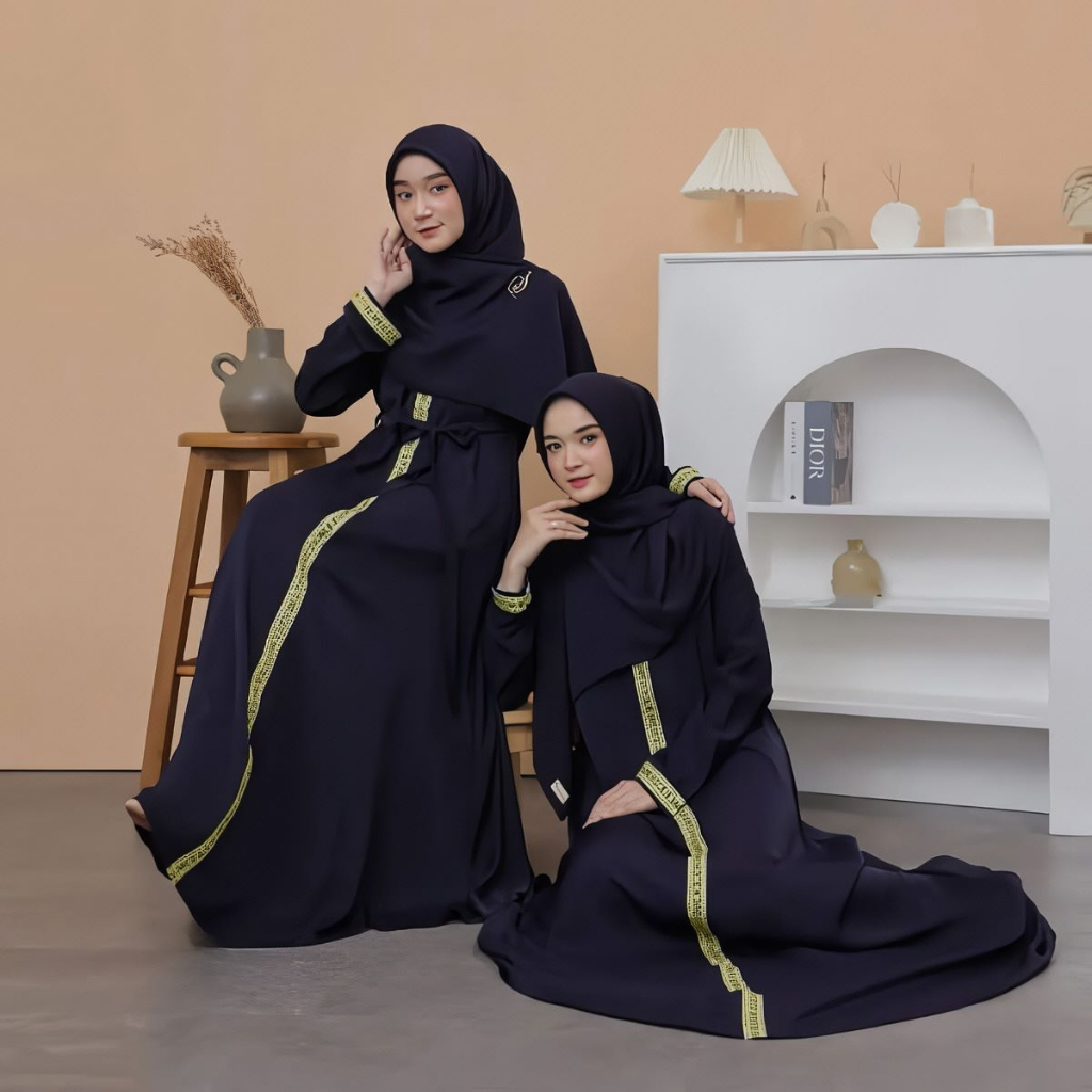 Gamis Abaya Jumbo Terbaru Size M-L-XL-XXL / Gamis Hitam Polos / Baju Muslim Wanita / Abaya Hitam tur