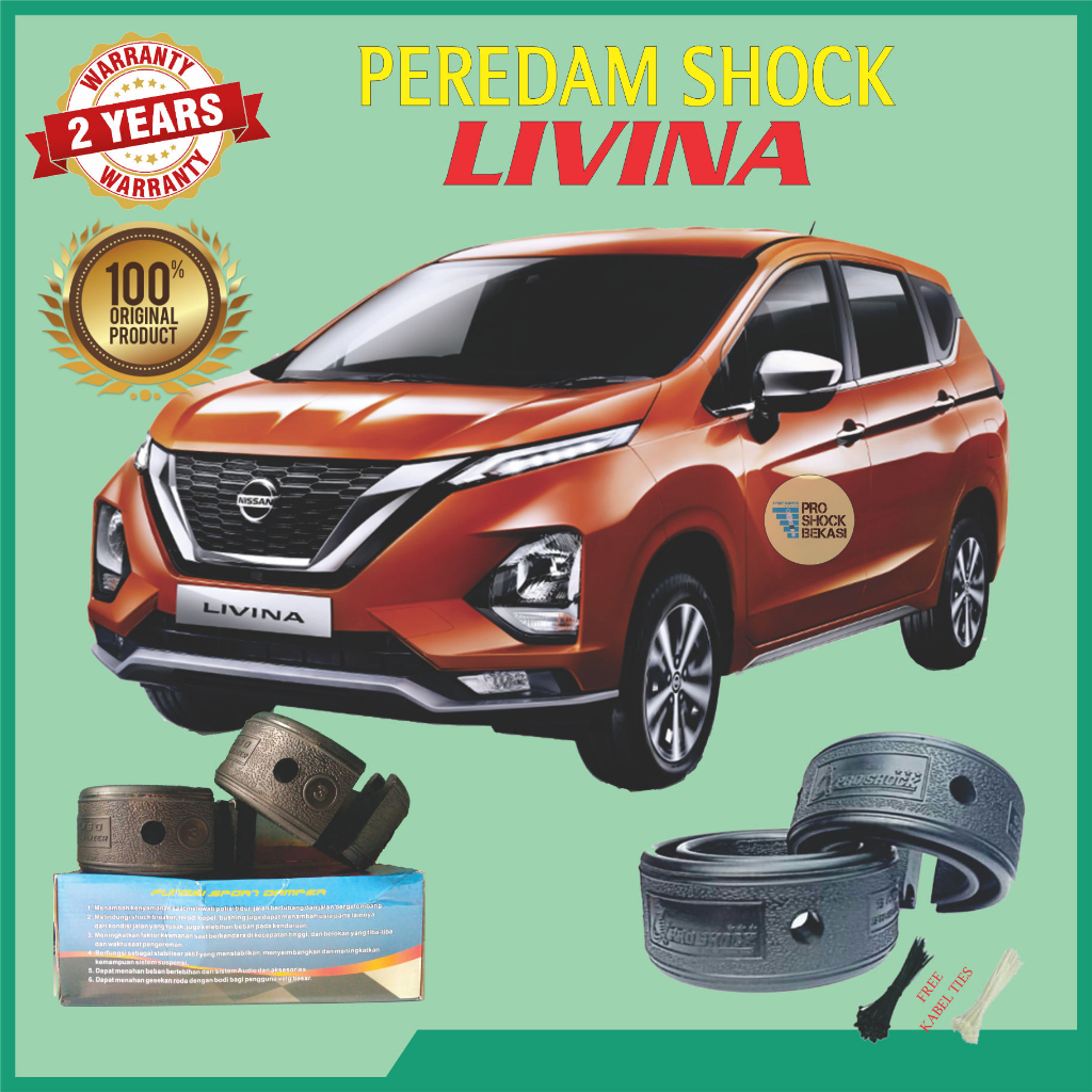 Spring Buffer Pro Shock Damper Karet Peredam Shockbreaker Mobil Nissan Livina