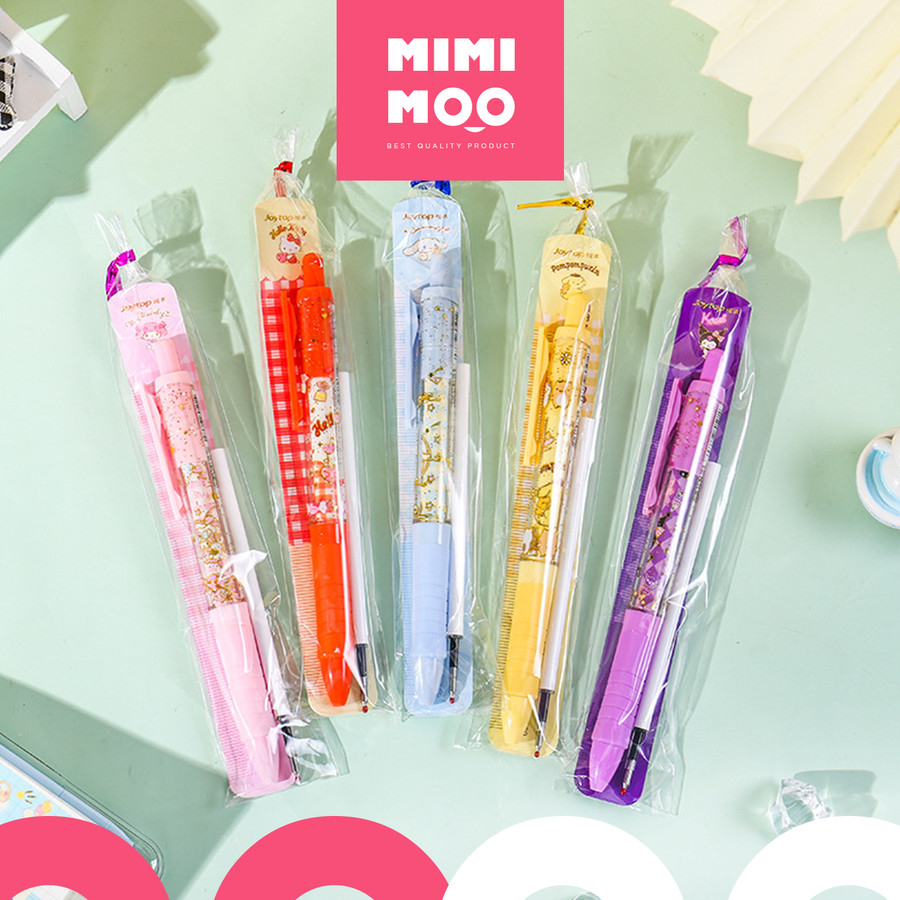 

MIMIMOO Pulpen Gel 0.5mm Sanrio Cinnamoroll Kuromi My Melody