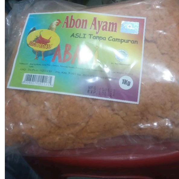 

Abon Ayam Abadi Rasa Pedas 1kg