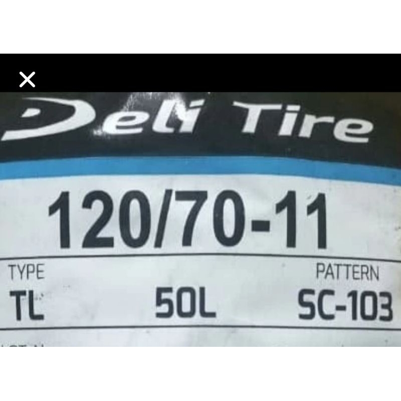 BAN R11 RING 11 UK 120/70-11 120 70 11 SC-103 TUBELESS