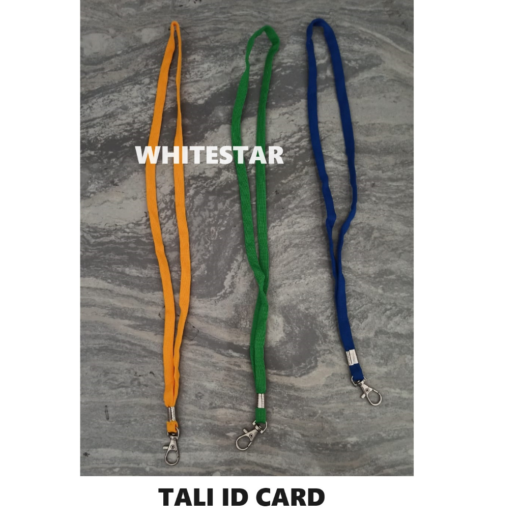 

tali gantungan id card besi pop one 1 cm