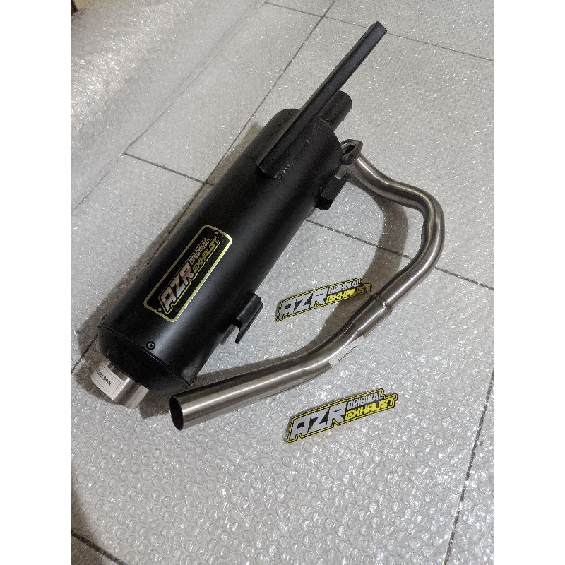 Knalpot Standar Racing Copy CMS Vario 150 LED 125 LED-AZR Racing Suara Bass Adem