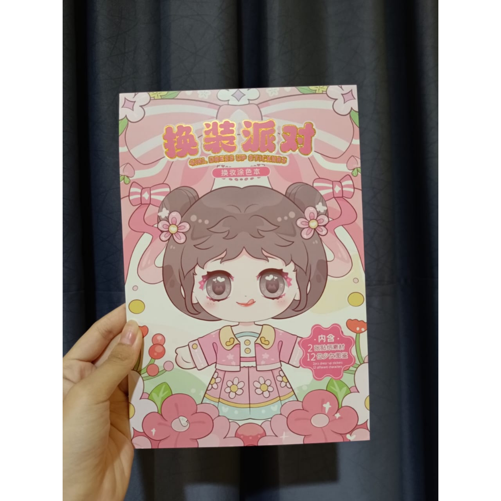 

Stiker Book DIY DRESS UP stiker buku princess