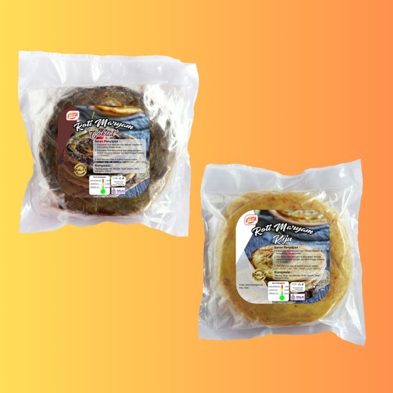 

[PAKET 2 MIX] ROTI MARYAM COKELAT & KEJU