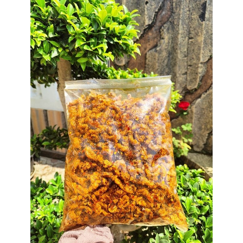 

usus crispy pedas daun jeruk isi 1kg