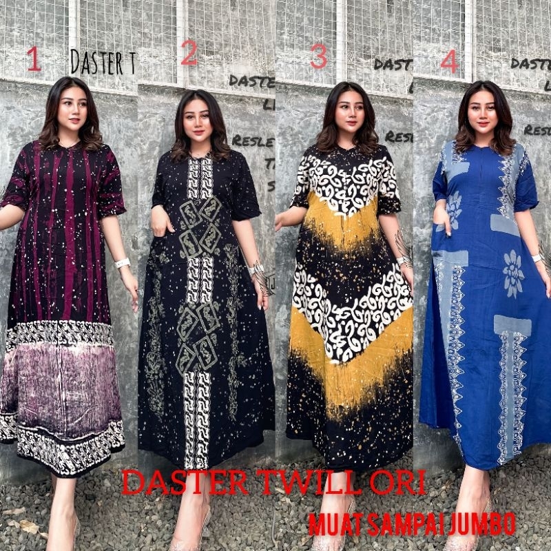 batik.modern - Daster Twill ori Busui Resleting depan | Daster Wanita Lengan Panjang | Daster Kekini