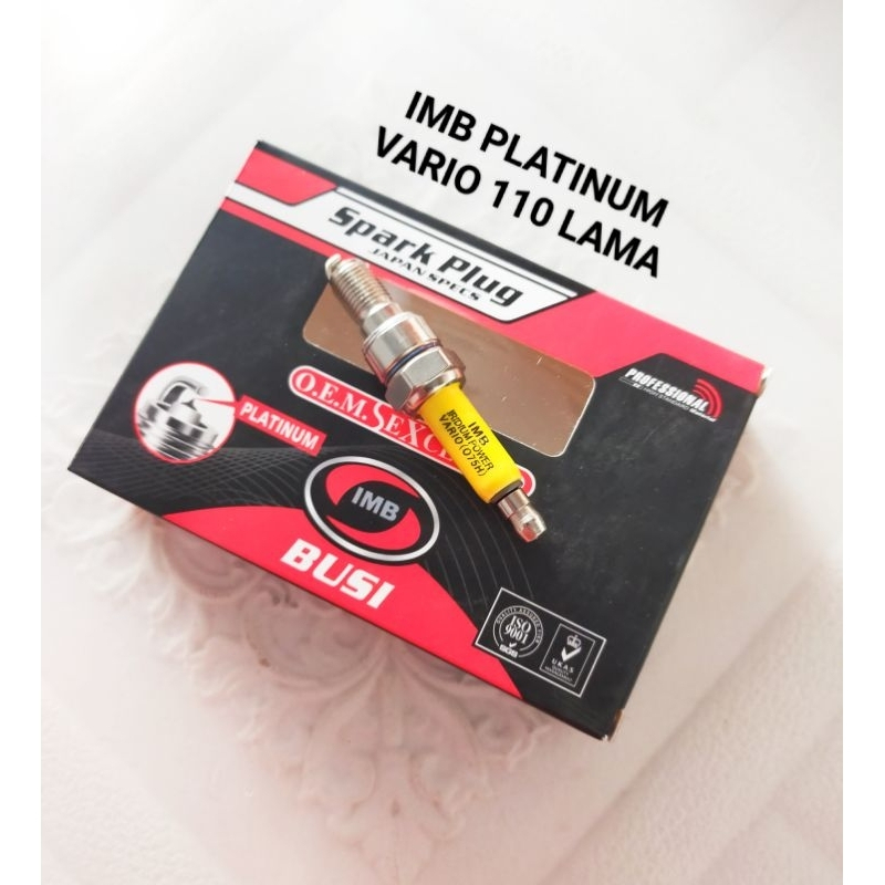 Busi IMB racing platinum buat motor VARIO 110 / VARIO LAMA KARBU