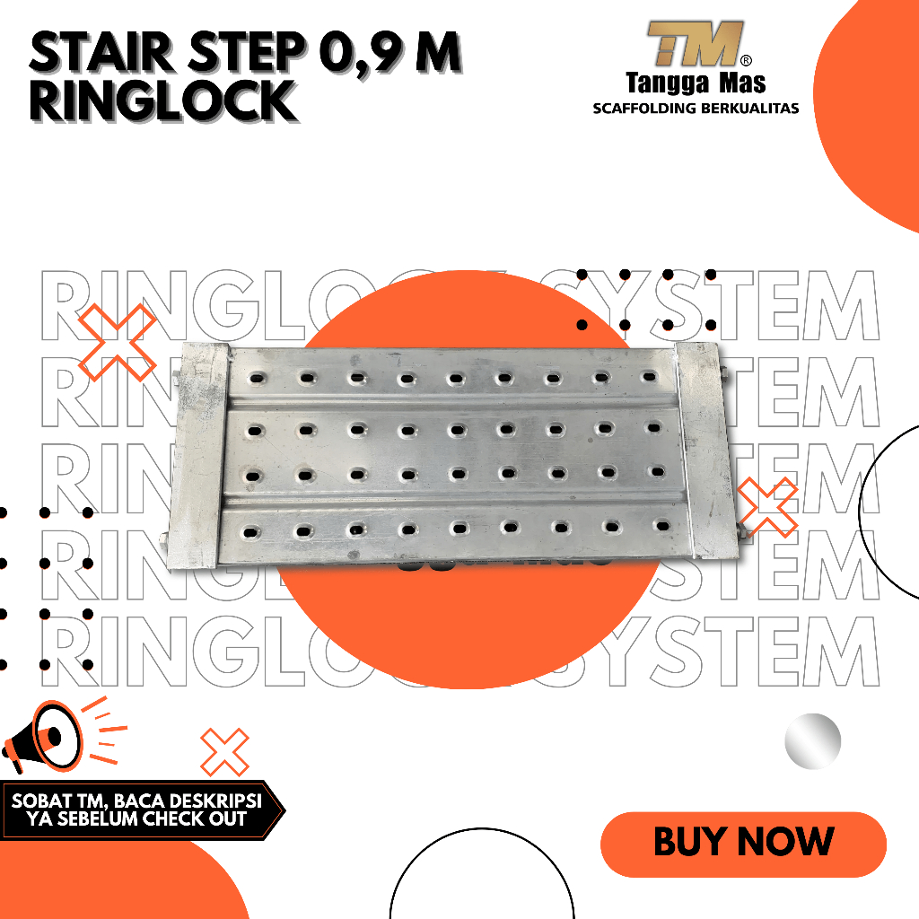 RINGLOCK STAIR STEP SCAFFOLDING JENIS PCH / RINGLOCK SYSTEM