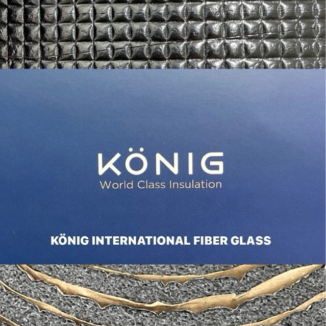 PEREDAM KONIG ANTI PANAS/SUARA KAP MESIN MOBIL (9mm)