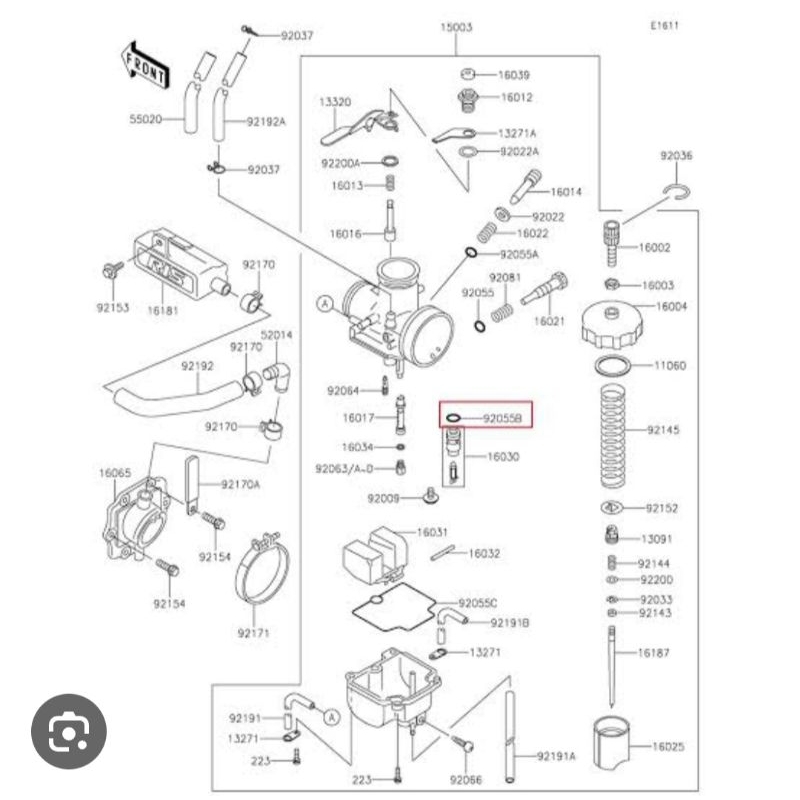 ORING SIL SEAL JARUM PELAMPUNG NINJA RR VM 28 ORIGINAL