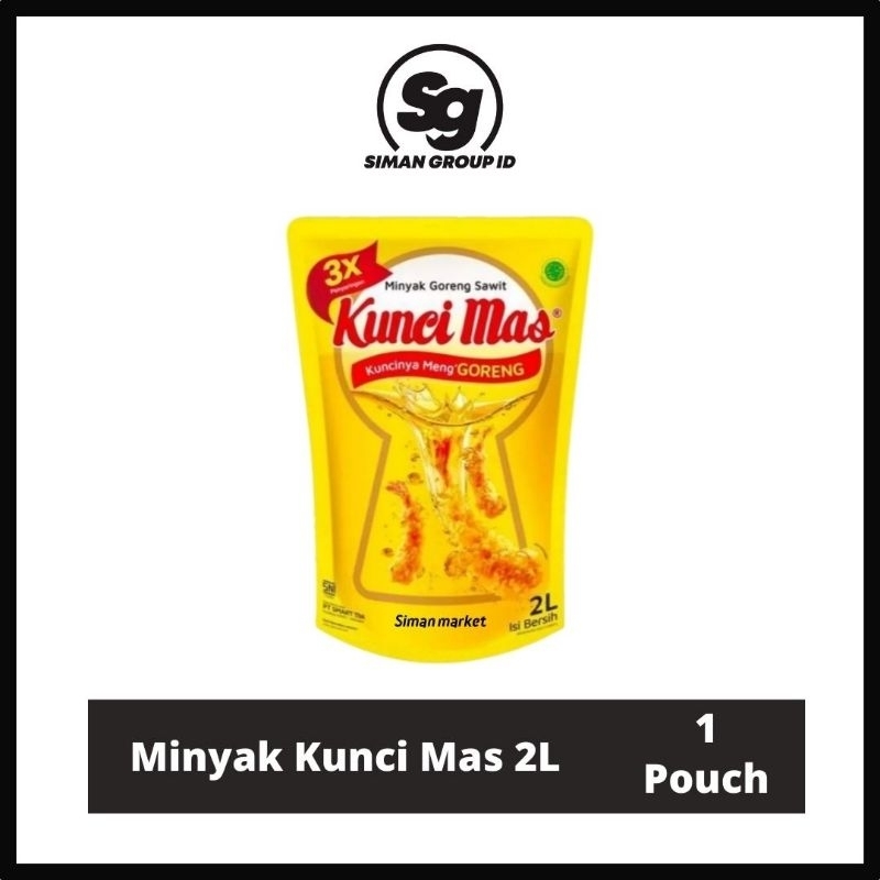 

1 Pouch - Minyak Goreng KunciMas 2L