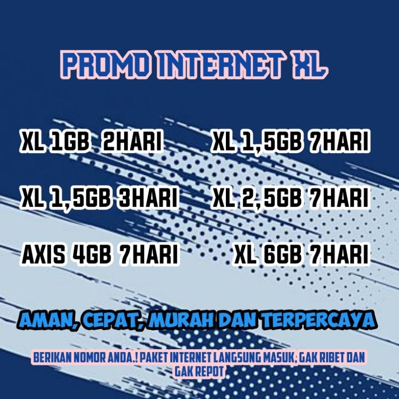 PROMO INTERNET XL