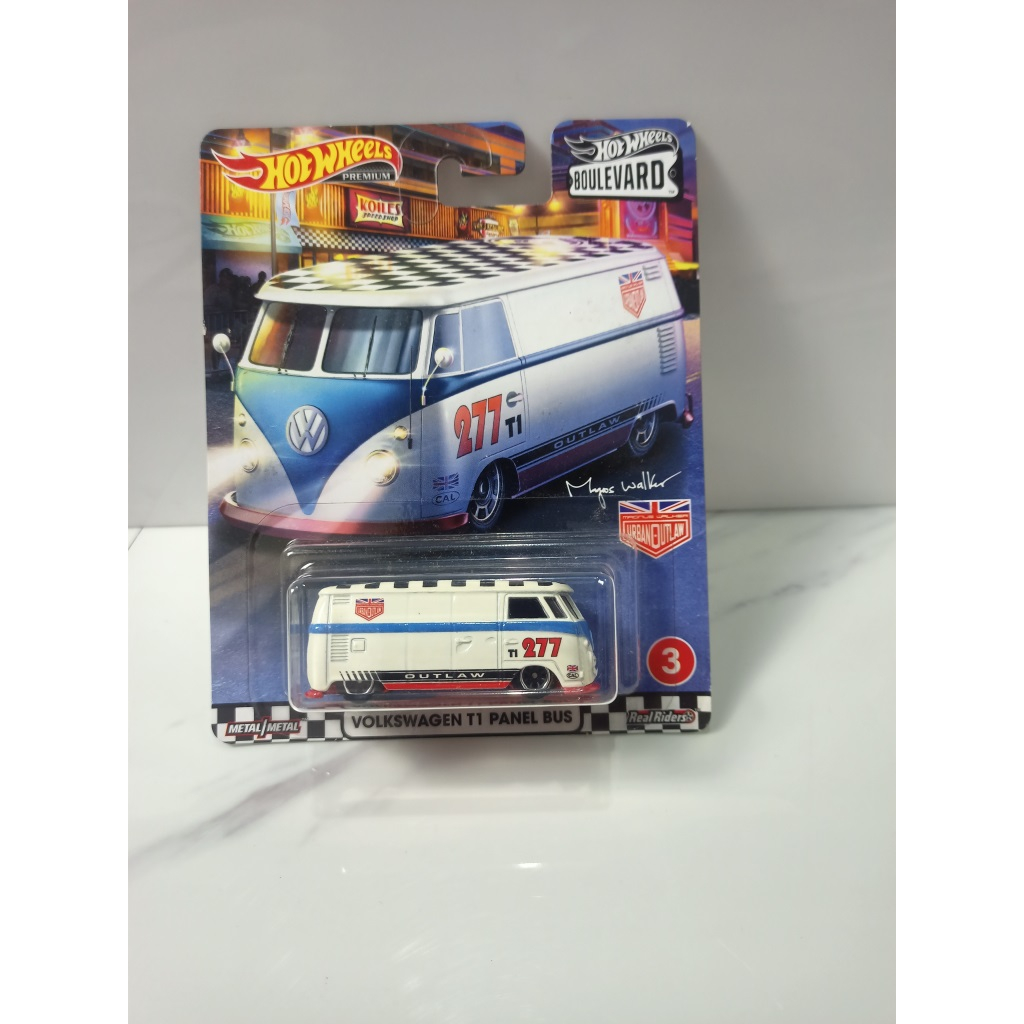 HOTWHEELS PREMIUM VOLKSWAGEN T1 PANEL BUS BOULEVARD