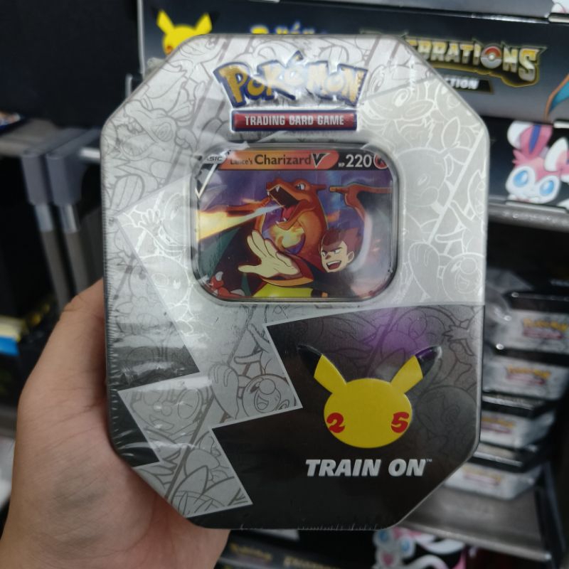 Pokemon Celebrations Box / Tin Lance's Charizard / Dark Sylveon