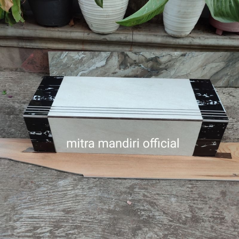 Granite tangga 30x90 20x90 Aquani cream list obsidian black