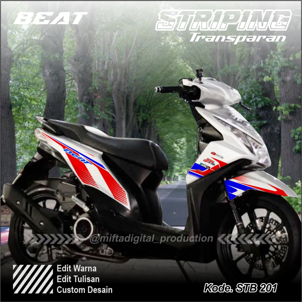 Striping Beat Street Full Body - Beat FI - Beat Esp - Beat Street Esp - Striping Sticker Beat - Bisa