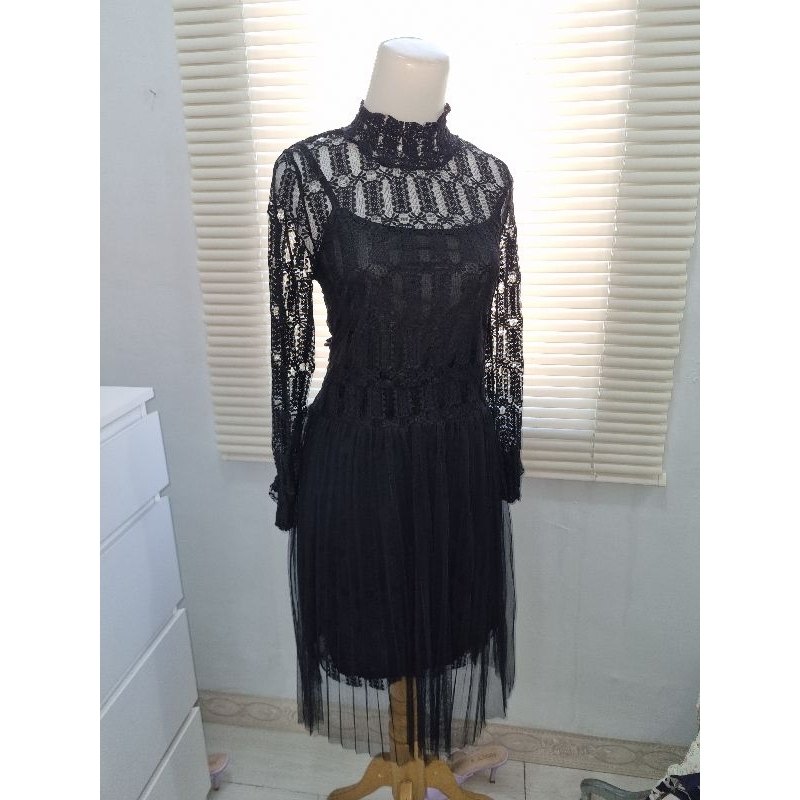 Baju atasan sabrina / dress korea